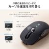 小型ワイヤレスマウス 2.4GHzレシーバー USB-C充電式 戻る/進む 5ボタン 静音 無線 ラバーコーティング レッド