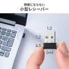 小型ワイヤレスマウス 2.4GHzレシーバー USB-C充電式 戻る/進む 5ボタン 静音 無線 ラバーコーティング レッド