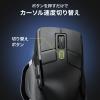 多機能ワイヤレスマウス 8ボタン 割り当て 液晶画面つき Bluetooth/2.4GHzレシーバー 充電式 ブラック