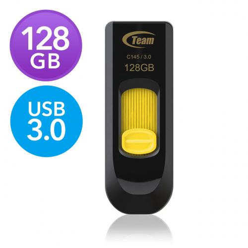 在庫限り】USBメモリ 128GB USB3.0 スライド式 TEAM製【メモリダイレクト】