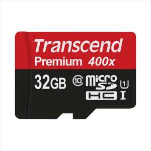 microSDHCカード 32GB Class10 UHS-1対応 400倍速 Premium SDカード変換アダプタ付き Nintendo Switch 動作確認済 Transcend製