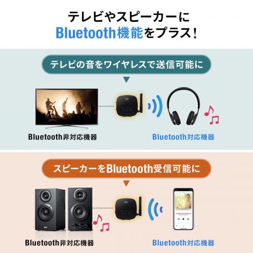 Bluetooth送信機・受信機 トランスミッター レシーバー 低遅延