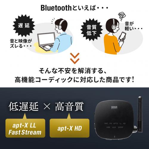 400-BTAD008 レビュー / Bluetooth送信機・受信機 トランスミッター