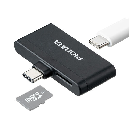 microSDカードリーダー USB-C接続 iPhone Androidバックアップ MFi認証品 iXflash ブラック