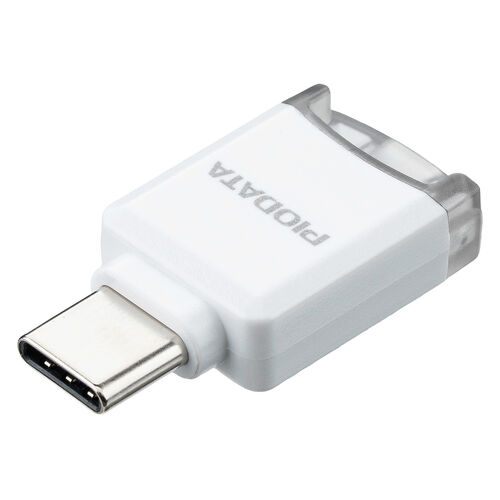 microSDカードリーダー USB-C接続 iPhone Android対応 写真 動画 バックアップ機能 MFi認証 iXflash ホワイト