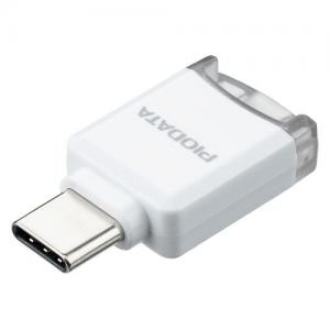 microSDカードリーダー USB-C接続 iPhone Android対応 写真 動画 バックアップ機能 MFi認証 iXflash ホワイト