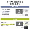 【アウトレット】手元スピーカー 有線 テレビスピーカー 10W高出力 5mケーブル 繰り返し使える充電式  ブラック