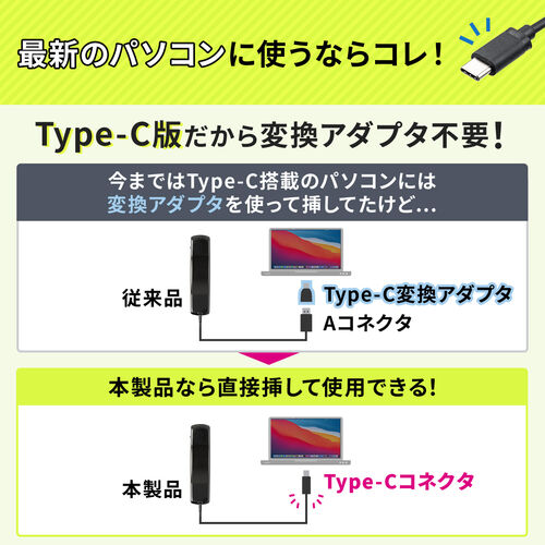 USBハンドセット USB受話器 Type-C 音量調節/マイクミュート可能 Zoom