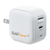 Qubii Power SE USB-C バックアップ & 急速充電 USB PD 30W出力 iPhone Android 対応 microSD保存 ホワイト