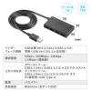 ◆セール◆USBハブ 4ポート USB-A ケーブル長1m バスパワー 薄型 軽量 コンパクト 高速データ転送 5Gbps