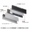 【アウトレット】M.2 SSD用ヒートシンク 両面実装対応 ブラック