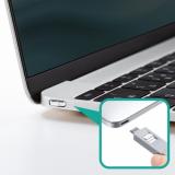 USB Type-Cポート取り付けセキュリティ ホワイト