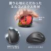 ワイヤレス充電マウス Qi対応 Bluetooth 2.4GHzワイヤレス 5ボタン ブルーLEDセンサー ブラック