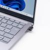 超小型USBメモリ 16GB USB2.0 USB Aコネクタ キャップ式 ストラップホール付き ブラック