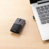 【アウトレット】薄型モバイルマウス SLIMO Bluetooth 2.4GHzワイヤレス 静音ボタン USB充電式 ブラック