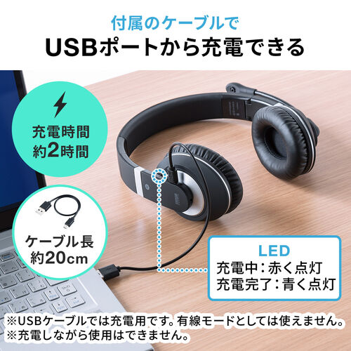 400-BTSH021BK レビュー / Bluetoothヘッドセット ワイヤレスヘッド