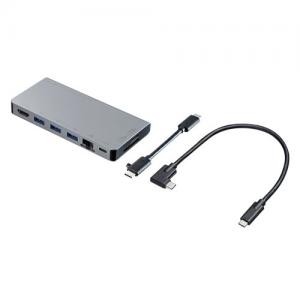 【アウトレット】USB Type-C ドッキングハブ(HDMI・LANポート・カードリーダー搭載)