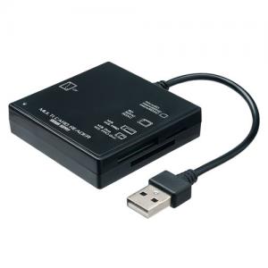 【アウトレット】マルチカードリーダー USB2.0 SD/microSD MS CFカード対応