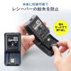 薄型マウス Bluetooth 2.4GHzワイヤレス スライドカバー開閉で電源オンオフ 5ボタンUSB-C充電式 ブラック