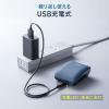 薄型マウス Bluetooth 2.4GHzワイヤレス スライドカバー開閉で電源オンオフ 5ボタンUSB-C充電式 ブラック