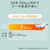 【アウトレット】Qubii EX 512GB パールホワイト USB Type-C接続 USB PD60W 高速充電 iOS Android 自動バックアップ パソコン不要