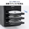 CD/DVDデュプリケーター 3枚同時コピー パソコン不要
