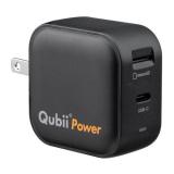 Qubii Power iPhone Android スマホ 自動バックアップ 45W出力 キュービー パワー ブラック
