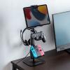 【アウトレット】ゲームコントローラースタンド タブレットホルダー付き ホワイト