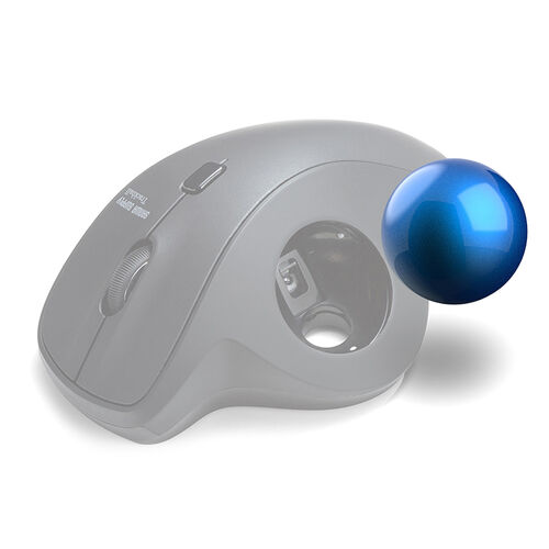 トラックボール 交換用ボール 34mm ブルー 光沢仕上げ【メモリダイレクト】