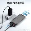 スマホ用 外付けSSD 2TB USB-C USB 3.2 Gen2 冷却ファン内蔵 液晶画面付き 