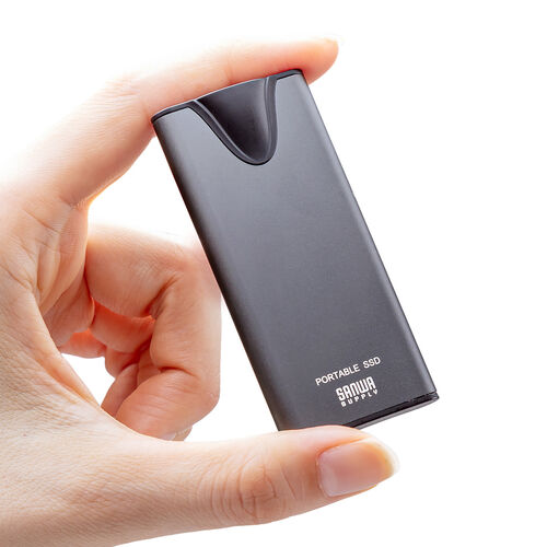 ポータブルSSD 512GB USB Type-C接続 USB 20Gbps 超小型【メモリ