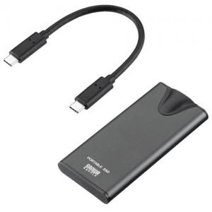 ポータブルSSD 4TB USB Type-C接続 USB 20Gbps 超小型