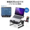 【アウトレット】ノートパソコンスタンド 折りたたみ 高さ変更 角度調整対応 360度回転 姿勢改善 スマホスタンド内蔵