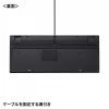 【アウトレット】USBハブ付コンパクトキーボード