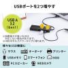 USB Type-Cドッキングステーション  ハブ 2画面出力 トリプルディスプレイ HDMI 2ポート 4K/30Hz PD60W LAN ブラック