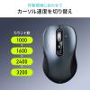 【アウトレット】チルト&高速スクロール Bluetoothマウス 専用レシーバー接続 静音ボタン ホワイト