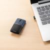 【アウトレット】薄型モバイルマウス SLIMO Bluetooth 2.4GHzワイヤレス 静音ボタン USB充電式 ネイビー