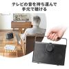 【アウトレット】手元スピーカー 有線 テレビスピーカー 10W高出力 5mケーブル 繰り返し使える充電式  ホワイト
