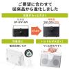 【アウトレット】手元スピーカー 有線 テレビスピーカー 10W高出力 5mケーブル 繰り返し使える充電式  ホワイト