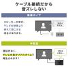 【アウトレット】手元スピーカー 有線 テレビスピーカー 10W高出力 5mケーブル 繰り返し使える充電式  ホワイト