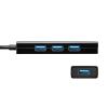 【アウトレット】USBハブ USB3.1Gen1 USB3.0 急速充電 セルフパワー 4ポート ブラック