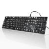 【アウトレット】メカニカルキーボード 赤軸 メカニカル テンキー付き バックライト搭載 ロープロファイルスイッチ Nキーロールオーバー