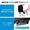 【アウトレット】USBサウンドバースピーカー 6W出力 クリップ固定式 PCスピーカー ブラック