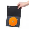 【アウトレット】薄型 DVDトールケース 1枚収納 厚さ7mm 50枚セット ブラック
