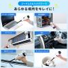 【処分特価】電動エアダスター(充電式・3段階風量調整・LEDライト付・ガス不使用・ノズル付き)