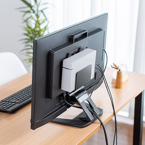 アウトレット】モニター裏収納 VESAホルダー Nintendo Switch設置 HDD
