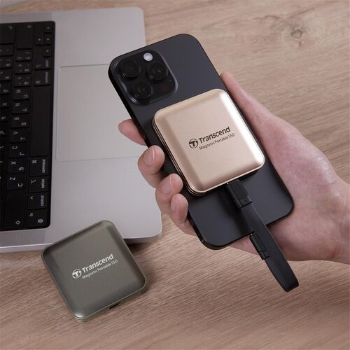 ポータブルSSD 1TB MagSafe対応 USB-C接続 USB 20Gbps 最大2000MB/s