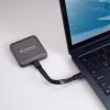 ポータブルSSD 2TB 最大2000MB/s iPhone MagSafe対応 4K ProRes撮影 USB 20Gbps 外付けSSD コンパクト グレー