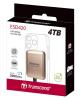 ポータブルSSD 4TB 最大2000MB/s iPhone MagSafe対応 4K ProRes撮影 USB 20Gbps 外付けSSD コンパクト ゴールド