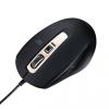 静音有線マウス ブルーLEDセンサー 5ボタン カウント切り替え800/1200/1600/2000 静音ボタン
